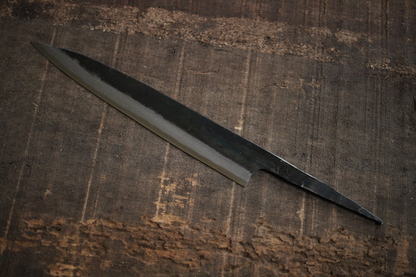 ibuki tanzo blank blade forged white #1 steel Tsukasa Sashimi knife slicer knife 180mm