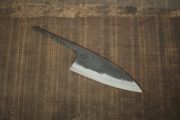 ibuki tanzo Santoku knife blank blade forged blue #2 steel 110mm