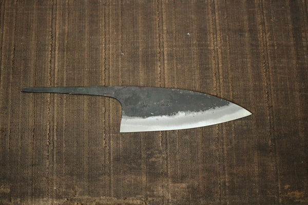 ibuki tanzo Santoku knife blank blade forged blue #2 steel 110mm