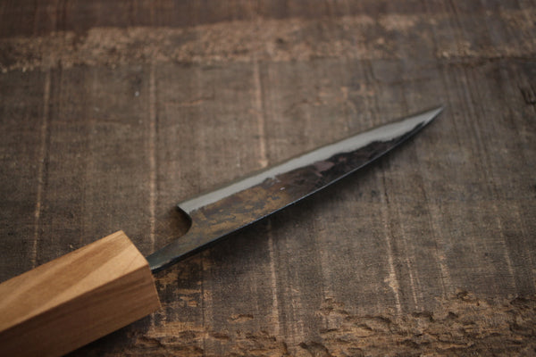 ibuki custom Japanese knife making kit for beginners Blue #2 steel petty 125mm
