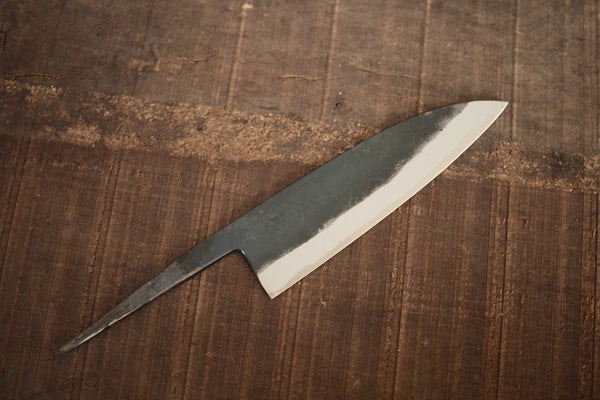 Daisuke Nishida hand forged white #1 steel blank blade Kurouchi Santoku 150mm