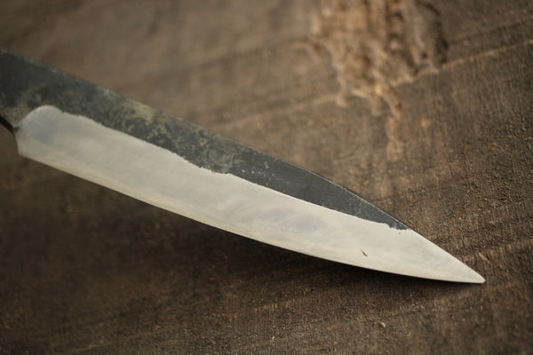 Shokei blank blade Kurouchi white 2 steel Hanmaru full tang Knife 105mm outlet