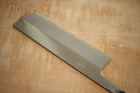 Kosuke Muneishi Hand forged blank blade Blue #2 steel clad stainless Nakiri knife 160mm outlet