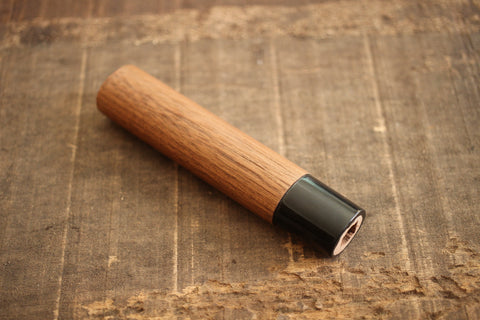 Japanese deba wooden wa handle blank walnut oval 128mm