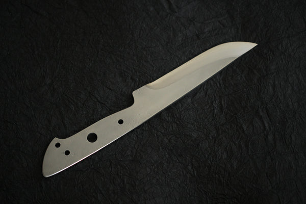 Kurotori Ginsan hand forged Nashiji finish Full tang knife blank 120mm
