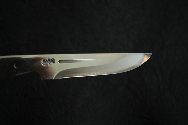 Kurotori Ginsan hand forged Mirror finish Full tang knife blank 120mm