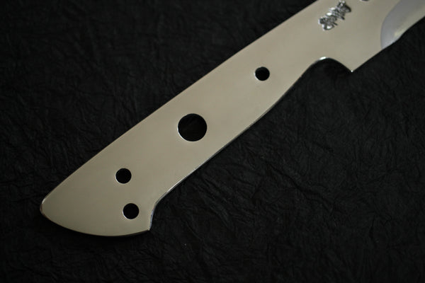 Kurotori Ginsan hand forged Mirror finish Full tang knife blank 120mm