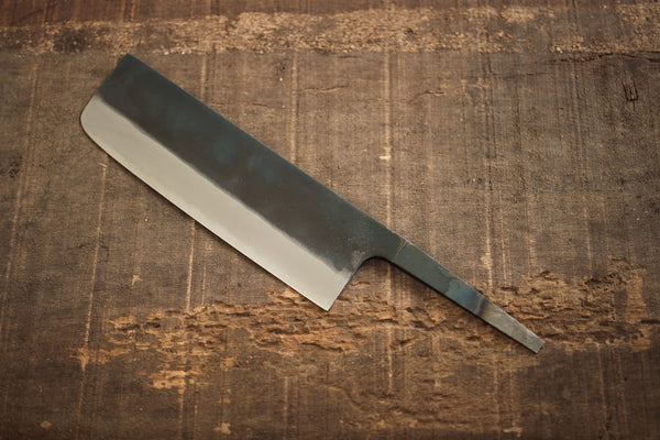 Nao Yamamoto sanmai Hand forged blank blade white #2 steel Kurouchi Nakiri knife 165mm