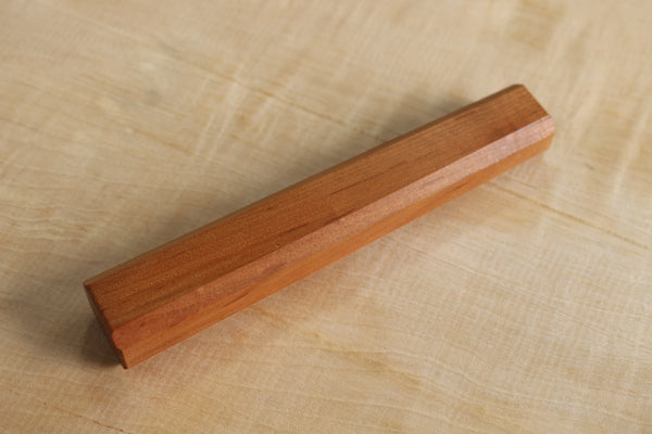 Japanese Yama Sakura octagon wooden knife thin wa handle blank 142mm