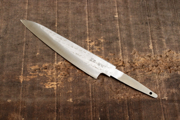 Ibuki martillado VG-10 hoja en blanco Petty Custom knife Making 150mm push tang