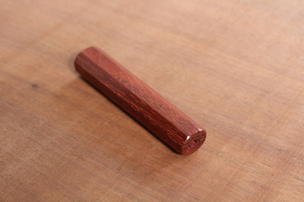 Padoauk octagon custom wooden Wa handle blank 125mm