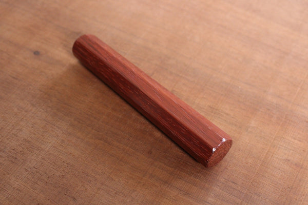 Padoauk octagon custom wooden Wa handle blank 125mm