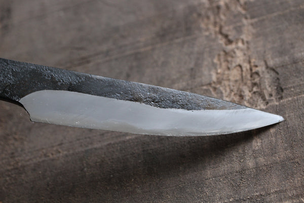 Shokei blank blade Kurouchi white 2 steel Hanmaru full tang Knife 105mm 2024