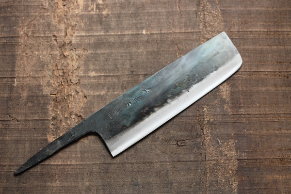 Ibuki tanzo hoja en blanco forjado azul #1 acero Kurouchi Nakiri cuchillo 165mm
