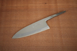 Left hand ibuki tanzo Sasaoka blank blade forged blue #2 steel Deba knife 150mm