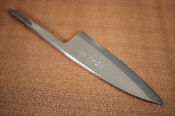 Left hand ibuki tanzo Sasaoka blank blade forged blue #2 steel Deba knife 150mm