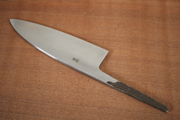 Left hand ibuki tanzo Sasaoka blank blade forged blue #2 steel Deba knife 170mm