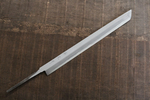 Sasaoka blank blade hand forged blue #2 steel Sakimaru Takobiki sashimi single edged knife 270mm outlet A
