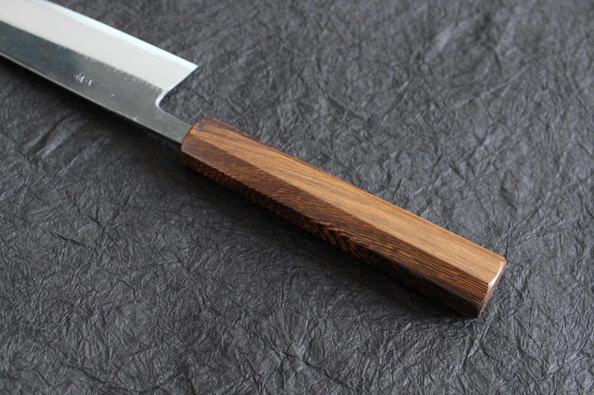 Bombay black wood octagon Wa handle 140mm – ibuki blade blanks
