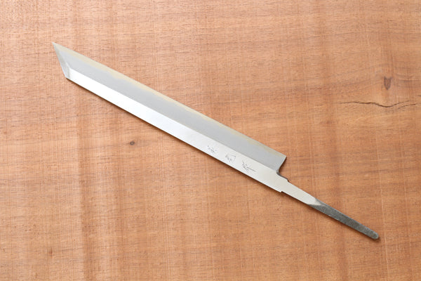 Ibuki Sasaoka lame vierge forgé à la main bleu #2 acier Kiritsuke Kengata Sashimi couteau 270mm sortie