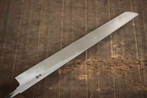 Sasaoka blank blade hand forged blue #2 steel Sakimaru Takobiki sashimi single edged knife 270mm outlet AA