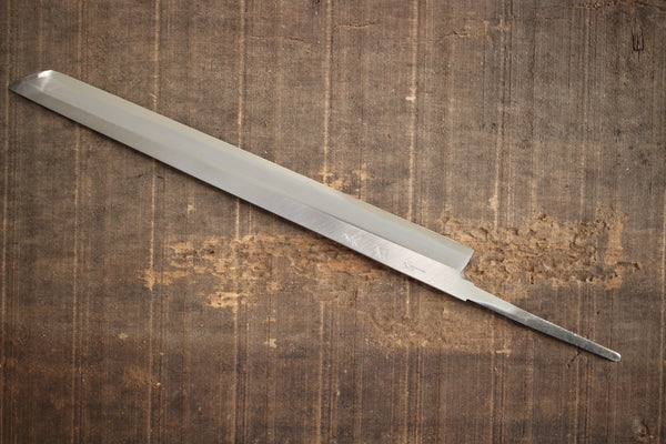 Sasaoka blank blade hand forged blue #2 steel Sakimaru Takobiki sashimi single edged knife 270mm outlet AA