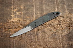 Kurouchi forged white steel finger full tang small Knife 45mm