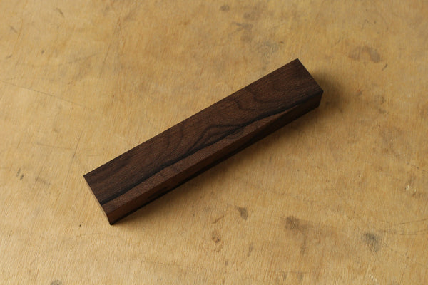 Ziricote wood knife handle blank A 180 x 33 x 24 mm