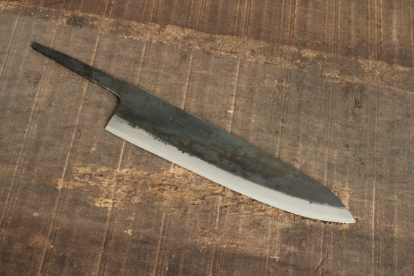 ibuki tanzo blank blade forged blue #1 steel Kurouchi Gyuto Chef knife 240mm