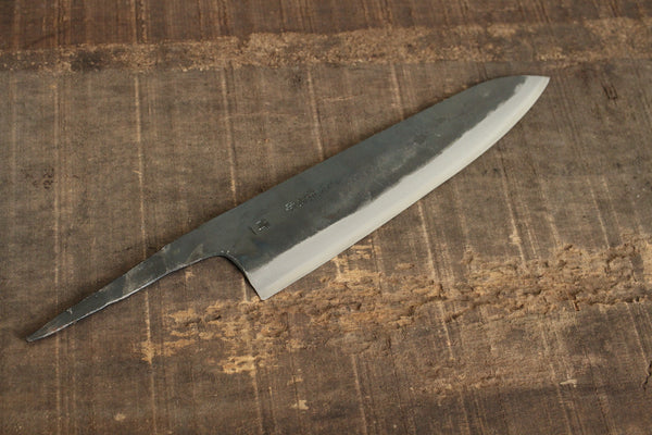 ibuki tanzo blank blade forged blue #1 steel Kurouchi Gyuto Chef knife 210mm