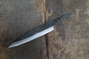 ibuki tanzo blank blade forged white #1 steel Tsukasa Kurouchi Petty knife 150mm