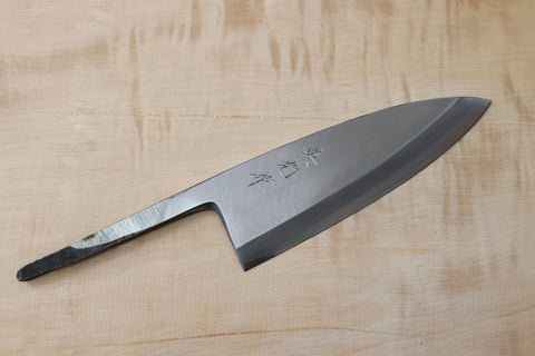 Ibuki tanzo Sasaoka blank kniv smedet blå #2 stål Deba kniv 150mm udtømte