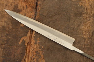 outlet A ibuki tanzo Sasaoka blank blade forged white #2 steel Yanagiba Sashimi knife 210mm