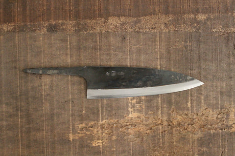 ibuki tanzo blank blade forged white #1 steel Tsukasa Gyuto knife 180mm