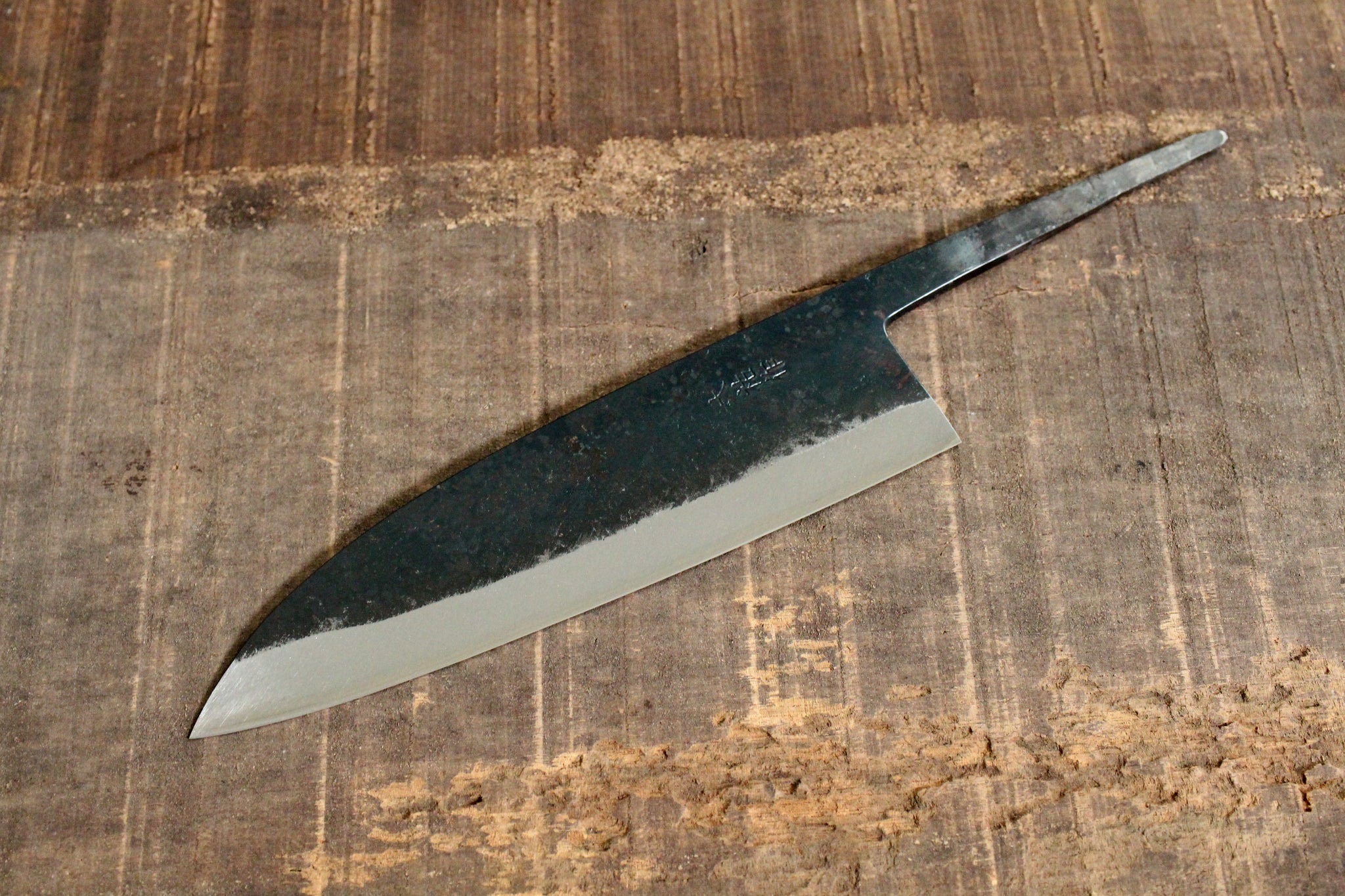 Daisuke Nishida Hand forged white #2 steel blank blade Kurouchi