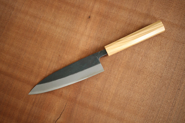Olive wood octagon Wa handle 140mm