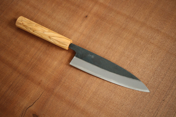 Olive wood octagon Wa handle 140mm