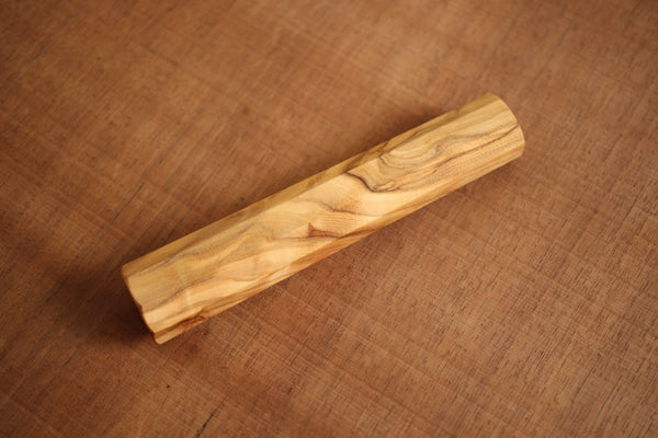 Olive wood octagon Wa handle 140mm