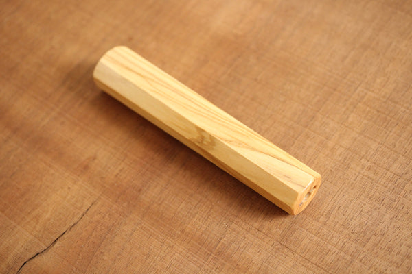 Olive wood octagon Wa handle 140mm