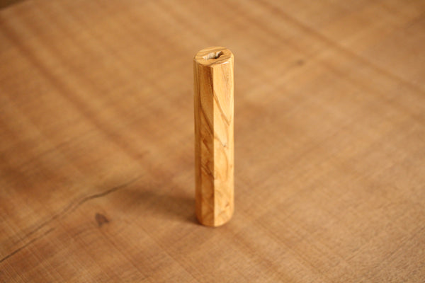 Olive wood octagon Wa handle 140mm