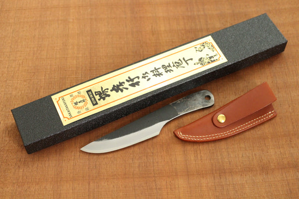 Itsuo Doi hand forged Blue 2 steel Full tang custom knife 80mm