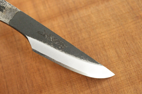 Itsuo Doi hand forged Blue 2 steel Full tang custom knife 80mm