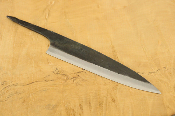 ibuki tanzo blank blade forged blue #1 steel Kurouchi Petty knife 135mm