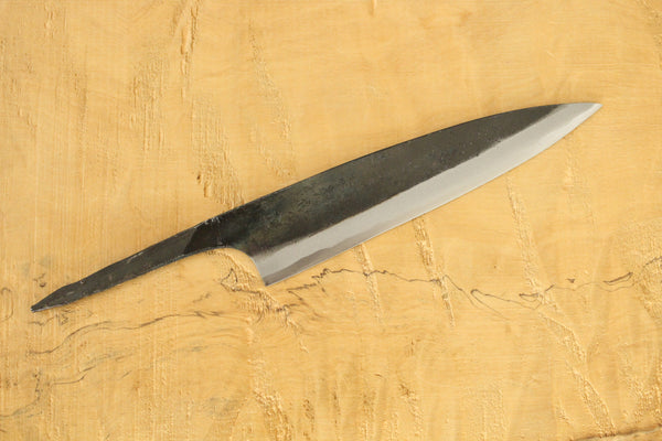 ibuki tanzo blank blade forged blue #1 steel Kurouchi Petty knife 135mm