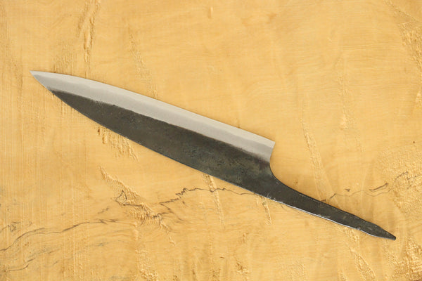 ibuki tanzo blank blade forged blue #1 steel Kurouchi Petty knife 135mm