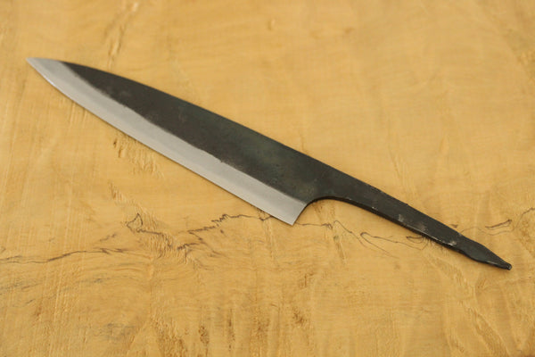 ibuki tanzo blank blade forged blue #1 steel Kurouchi Petty knife 135mm