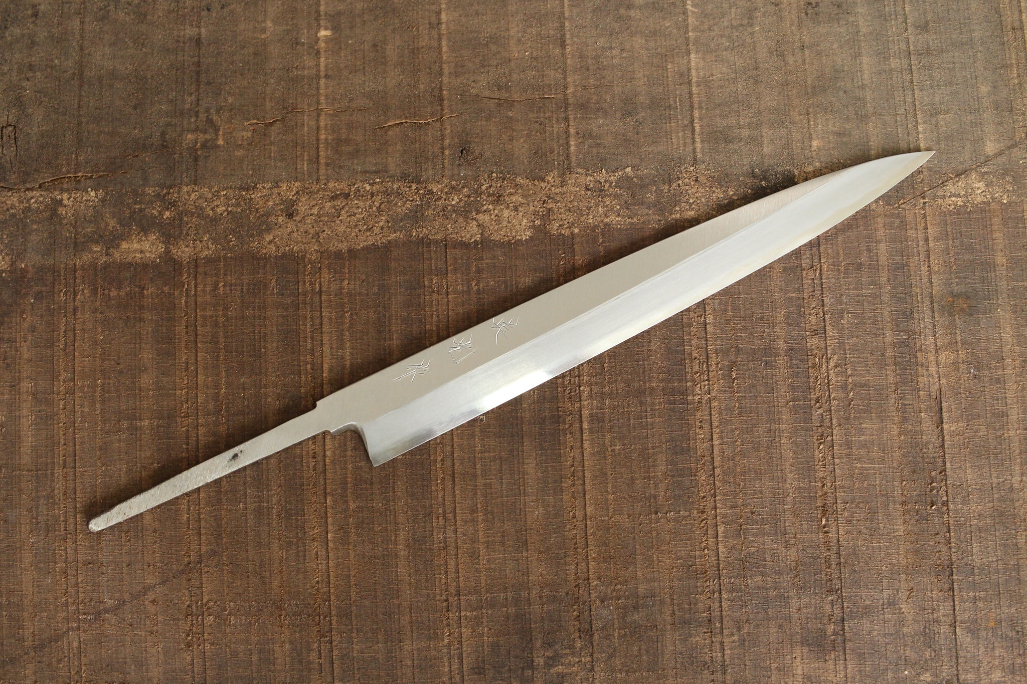 outlet AB ibuki tanzo Sasaoka blank blade forged blue #2 steel Yanagiba Sashimi knife 240mm