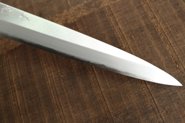 outlet AB ibuki tanzo Sasaoka blank blade forged blue #2 steel Yanagiba Sashimi knife 240mm