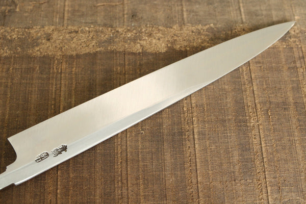 outlet AB ibuki tanzo Sasaoka blank blade forged blue #2 steel Yanagiba Sashimi knife 240mm