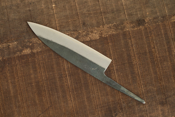 outlet Kosuke Muneishi Hand forged blank blade Blue #2 steel Kurouchi Funayuki Gyuto knife 185mm